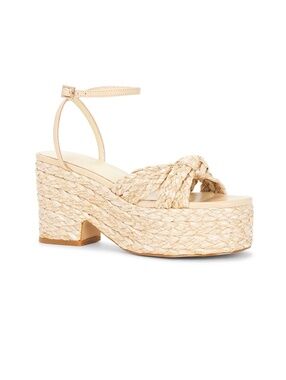 RAYE Lin Platform Sandal in ‘Natural’